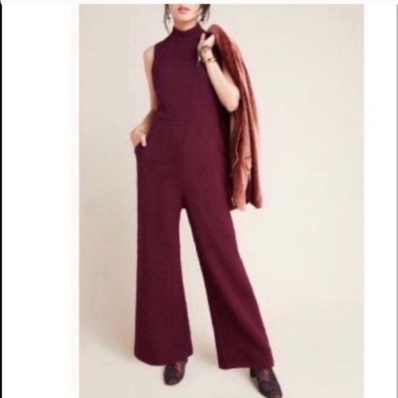 Eva Franco Mock Neck Jumpsuit for Anthropologie - Picture 1 of 11
